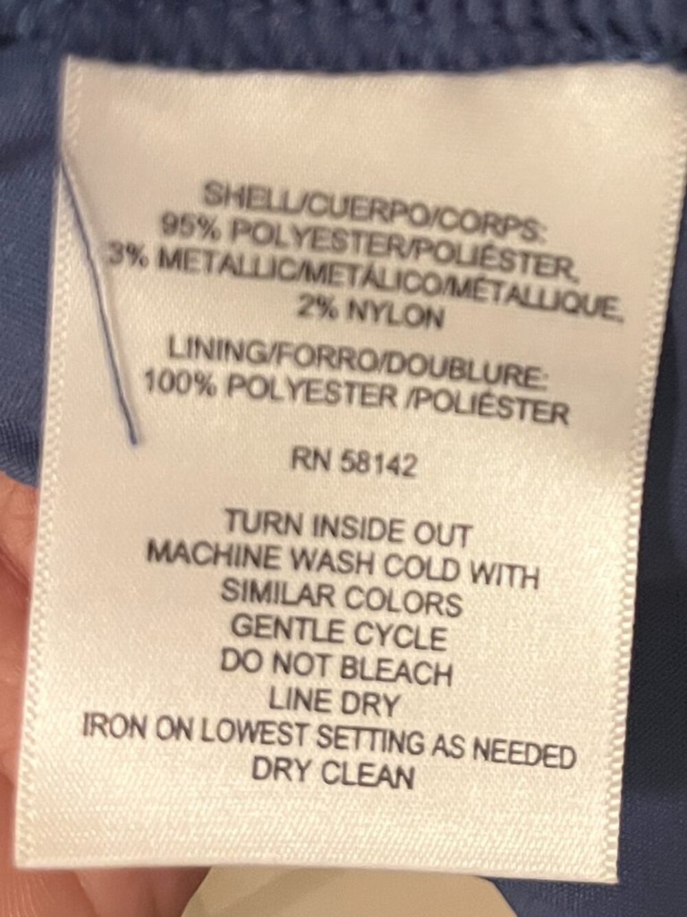 Donna Morgan Chevron dress, Size 14 - Picture 4 of 5